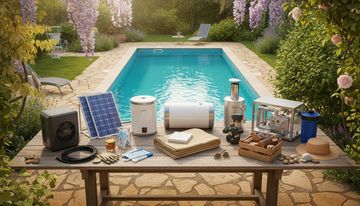Chauffage eau piscine : comparatif des 6 systèmes selon